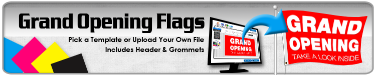 Grand Opening Flags - Order Custom Flags Online